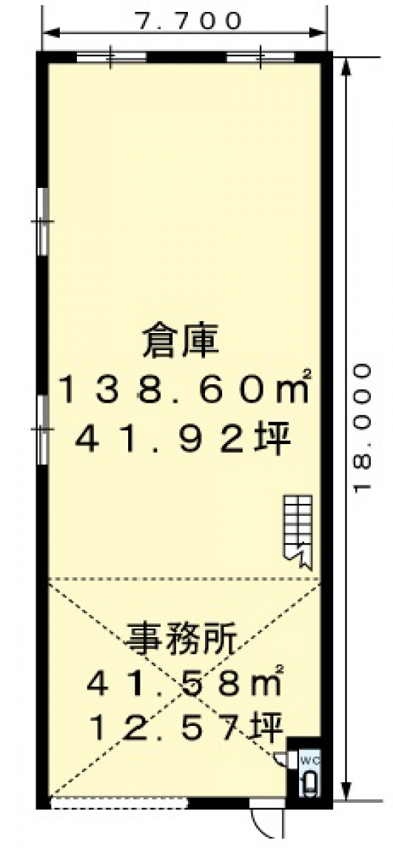 【貸倉庫・事務所】大阪府寝屋川市高柳