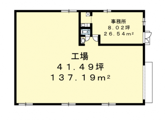 【貸事務所付工場】大阪府茨木市野々宮