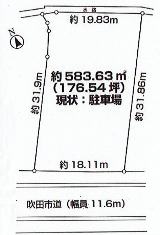 【売土地】大阪府吹田市原町