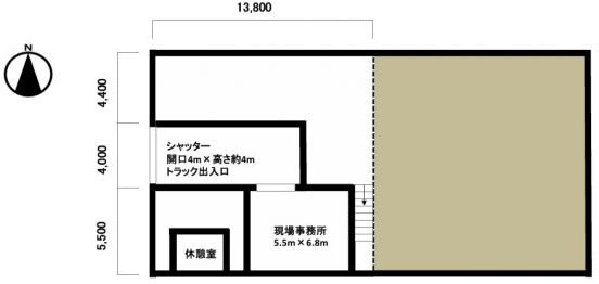 【貸倉庫】京都府京田辺市大住杉ノ森