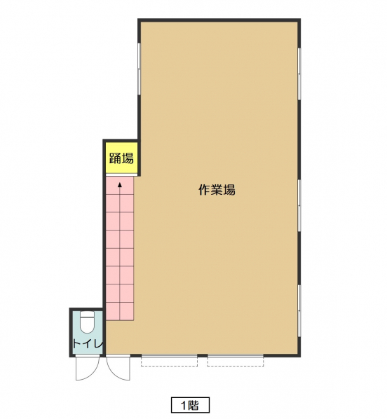 【貸事務所付工場・倉庫】大阪府枚方市長尾家具町