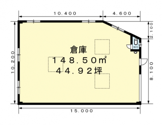 【貸倉庫】大阪府茨木市横江