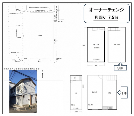 【売倉庫】（オーナーチェンジ物件）大阪府寝屋川市御幸東町