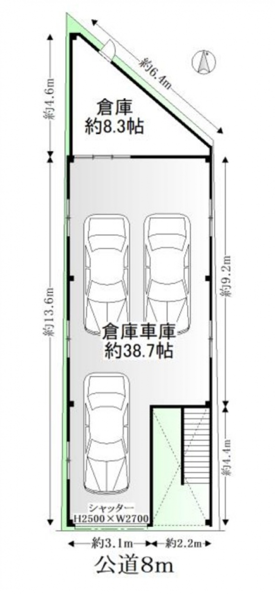 【貸倉庫】大阪府大阪市西区本田