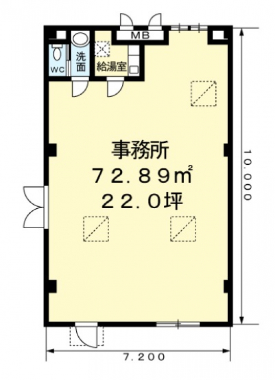 【貸事務所】大阪府大東市御領