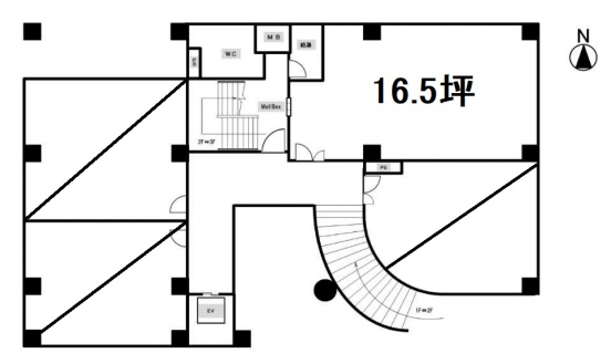 【貸事務所】大阪府箕面市船場西（2FC）