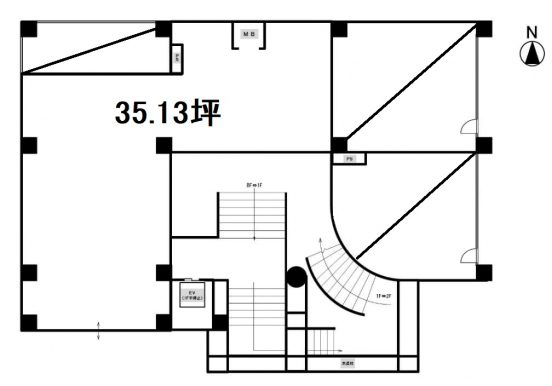 【貸店舗・事務所】大阪府箕面市船場西（1FA）