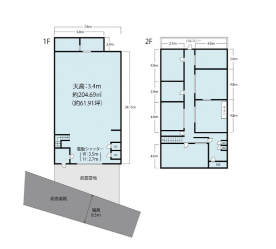 【貸倉庫・工場】京都府久世郡久御山町新開地